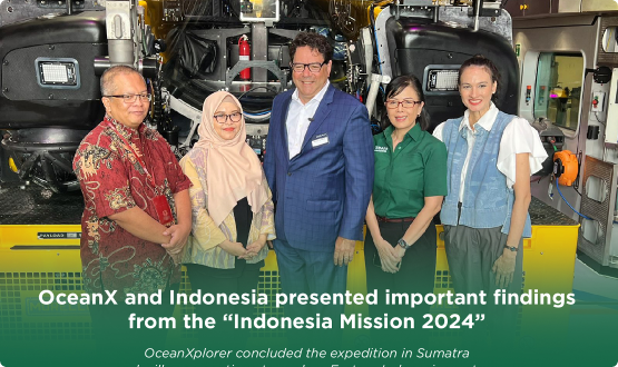 OceanX and Indonesia presented important findings from the “Indonesia Mission 2024”