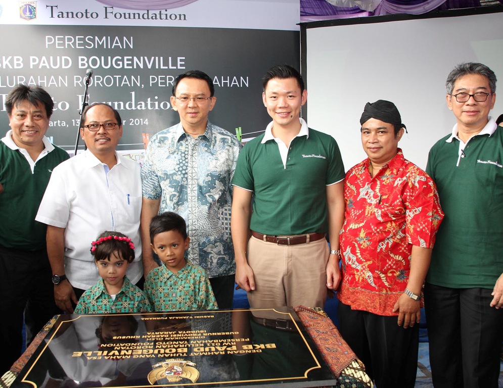 Jakarta Governor Inaugurated Tanoto Foundation – Supported Early Childhood Development Center