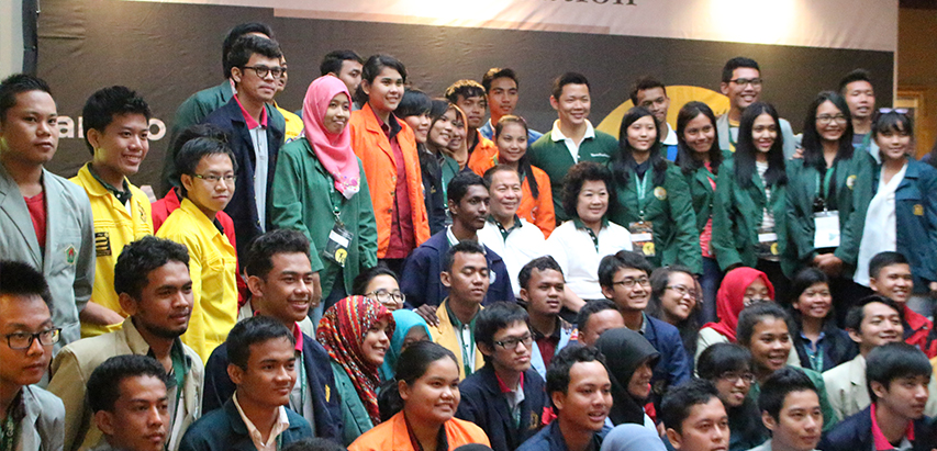 Receiving Scholarship, Carrying Out Social Activities