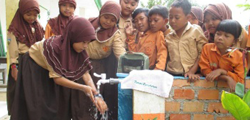 Sources of clean water for SDN 158/V Lampisi, Jambi