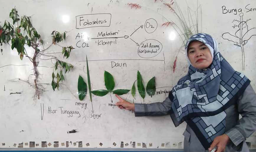 Tanoto Foundation partner teacher applies creative MIKiR method in class, helps students learn better