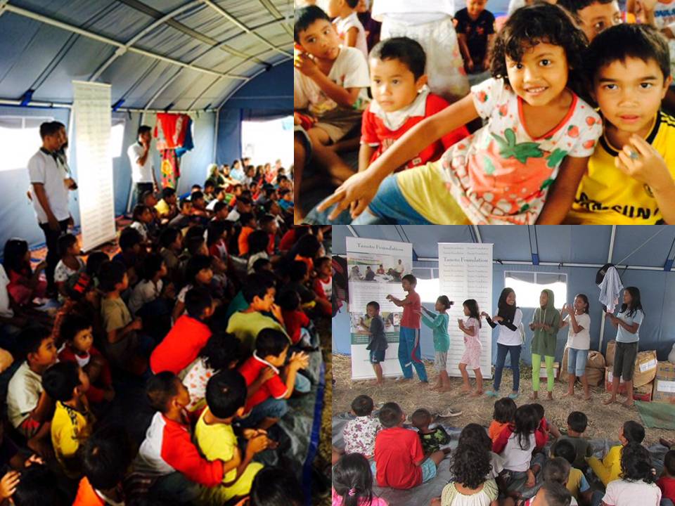 Motivating Mount Sinabung Eruption Young Evacuees