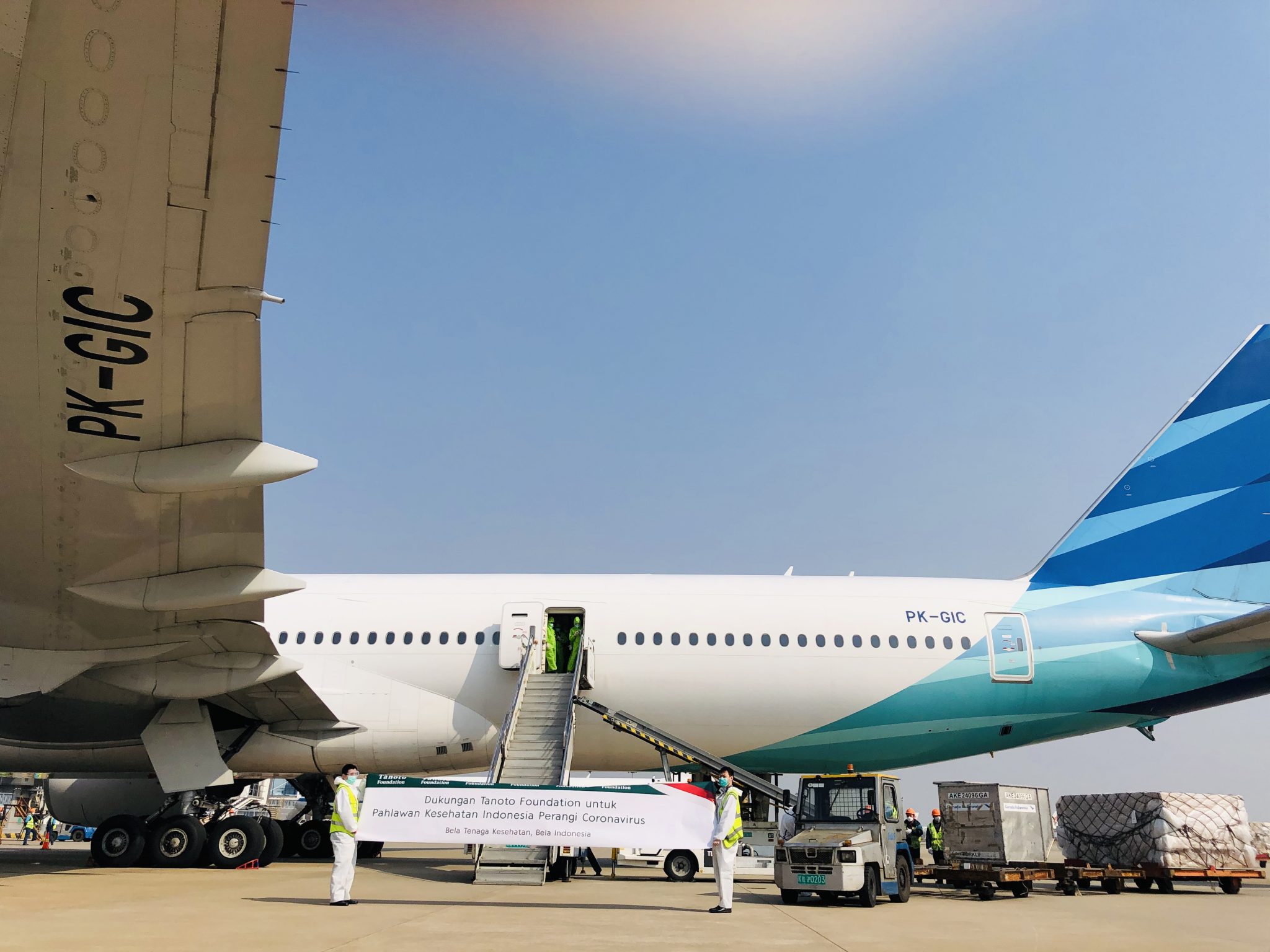 Third Batch of PPE Arrives, Tanoto Foundation Fulfills Commitment to BNPB to Combat Covid-19