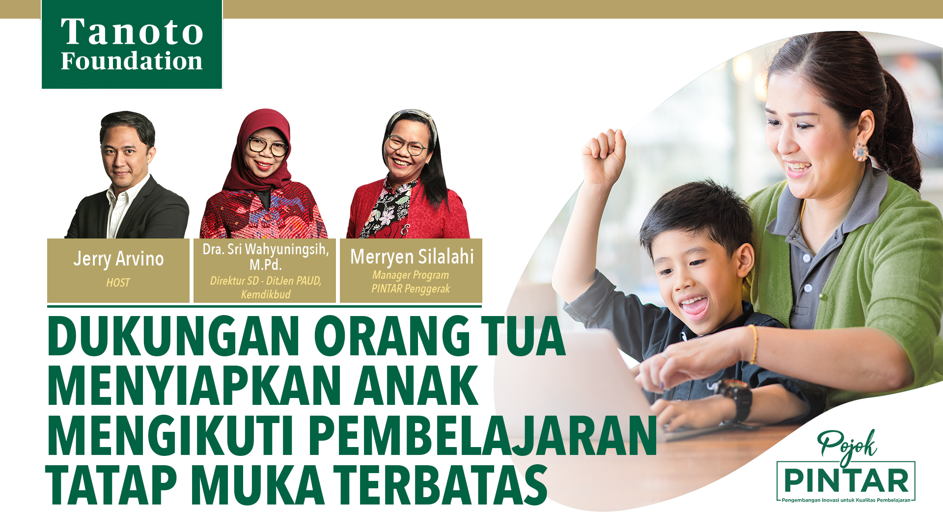 Pojok PINTAR #6: How Parents Can Prepare Children for Limited In-Person Learning