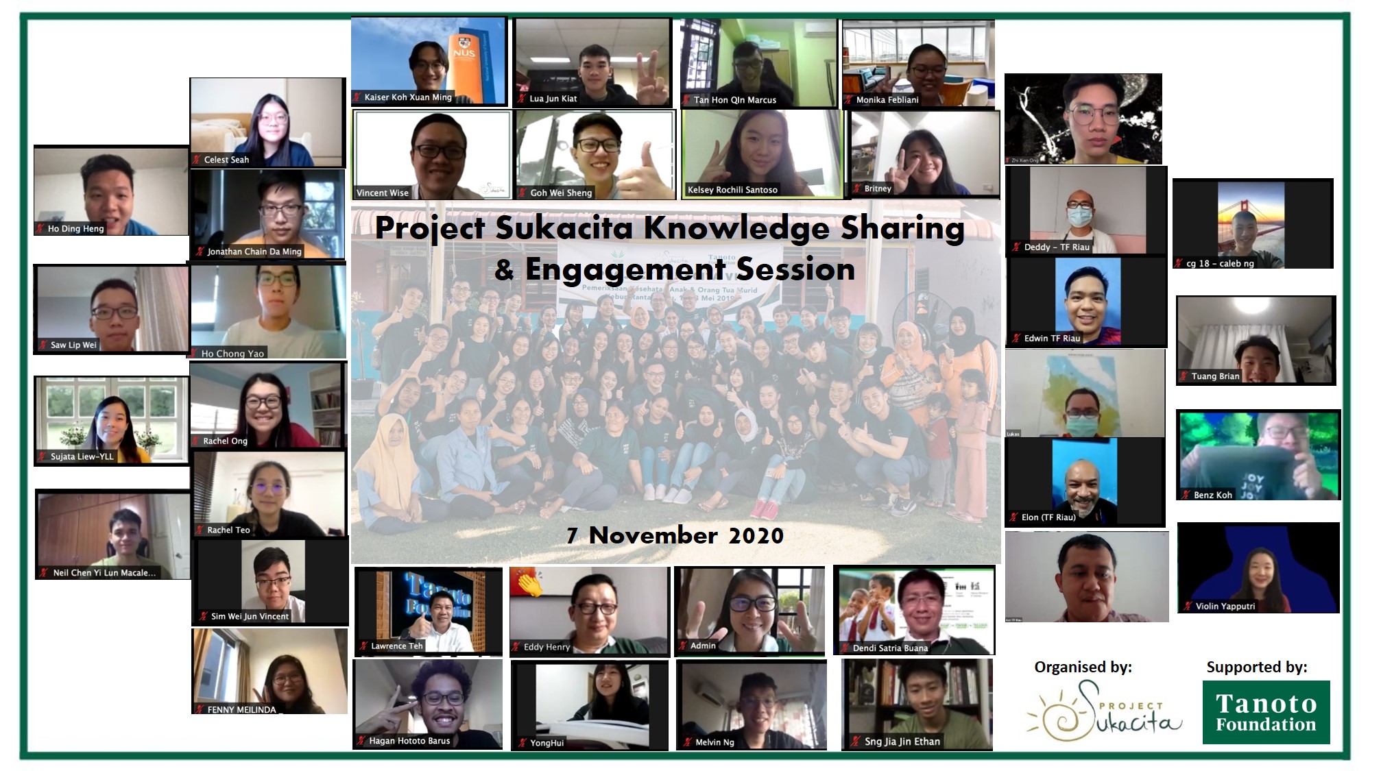 Project Sukacita Held its Inaugural Knowledge Sharing and Engagement Session Virtually