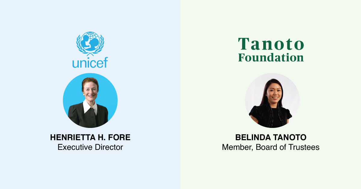 UNICEF and Tanoto Foundation Discuss Supporting Vulnerable Children and Adolescents During a Global Pandemic