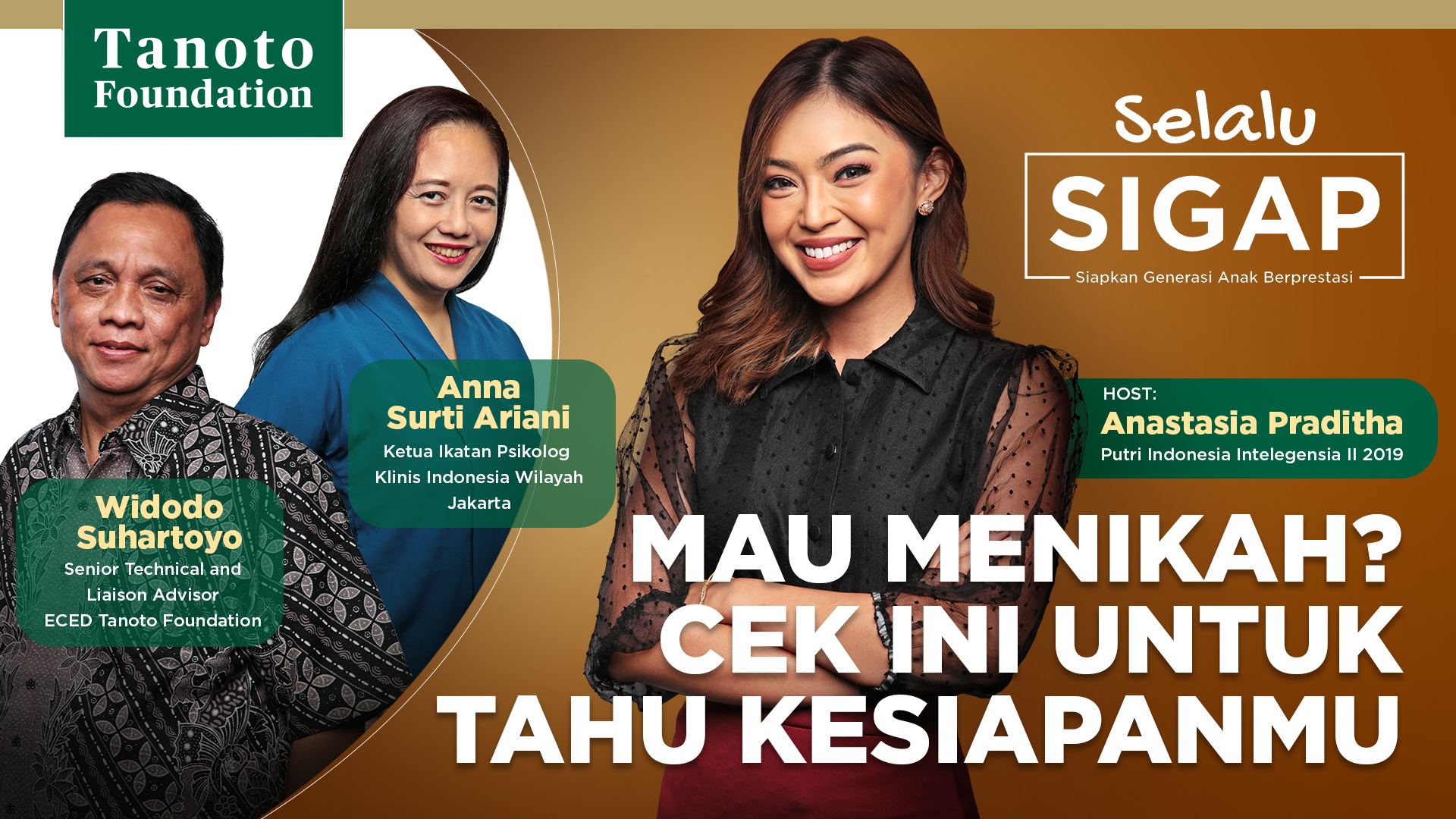 Selalu SIGAP Episode #1: Three Things Everyone Should Know Before Saying “I Do”